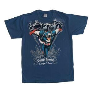 Marvel Captain America Oregon Dunes Gildan Graphic T-shirt